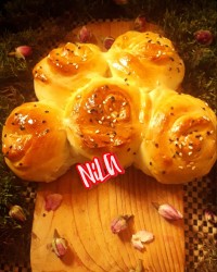 نان عصرانه با خمیر همه کاره بدون شیر