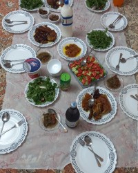 سفره ناهار مهمونی