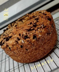 کیک قهوه شکلاتی باگردو حتما ورق بزنید