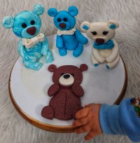 تاپرفوندانت خرسی