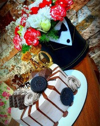 کیک اسفنجی (تولد همسرجان)