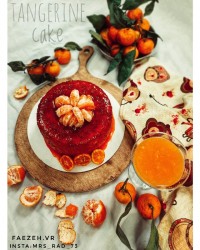 کیک نارنگی با سس مخصوص