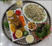 پلو ماش با ماهیچه