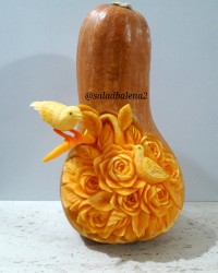 حکاکی کدو حلوایی