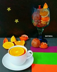 چای داغ پرتقال