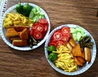 ناگت شام ساده جاتون سبز همراهان گرامی