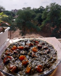 خورش آلو اسفناج