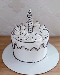 کامیک کیک یا کیک کارتونی یا کیک دوبُعدی