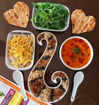 کشک بادمجان +سالاد خسروشاهی