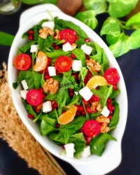 سالاد انار و اسفناج (ویژه یلدا)