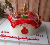 کیک یلدایی غنچه عروس خوشگلمون