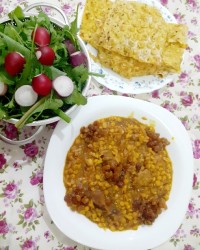 نان چرب غذای محلی و خوشمزه