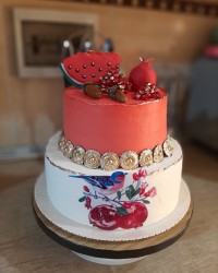 کیک جشن یلدا ی دخترم