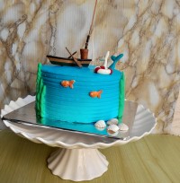 کیک اسفنجی پسرانه