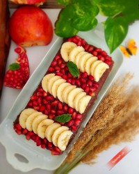 کیک یخچالی انار