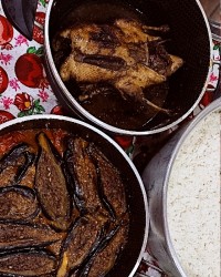 غاز و اردک شکم پرمازندرانی به دوروش