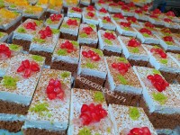 تربرشی شکلاتی خامه ای ویترینی