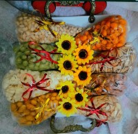 تزیین آجیل ساده وزیبا