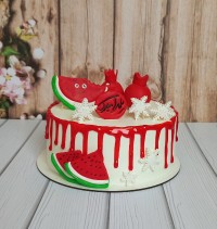 کیک یلدایی کیک_هنداونه