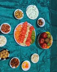 سفره یلدای ساده