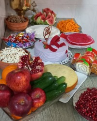 یلدای ۱۴۰۱ خونه پدری وتولد پدرعزیزم