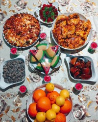 میز شب چله،منزل مامان جون