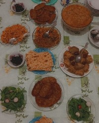 یک شام خوشمزه کنار خانواده عزیزم