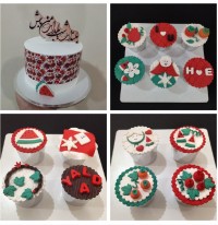 کاپ کیک و کیک یلدایی