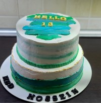 کیک دو طبقه سفارشی