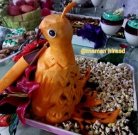 کدو طرح طاووس یلدا۱۴۰۱