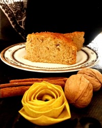 کیک سیب رنده شده