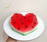 ژله سفارشی طرح هندونه