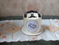 کیک تولد مردانه سفارش دوست گلم راضیه جان