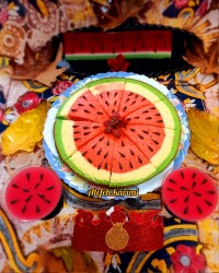 کیک هندوانه و ژله هندوانه یلدایی