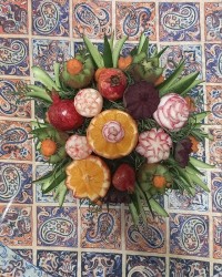 میوه آرایی یلدایی?