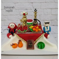 کیک کرسی یلدا