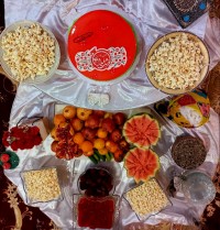 یلدا دورهمی خونه مامان