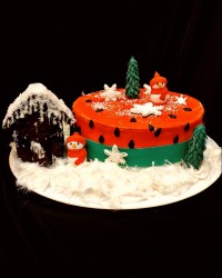 کیک و پاپسیکلز های یلدایی