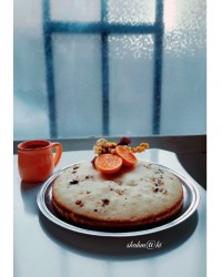 کیک گردویی ساده