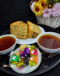 کیک کشمشی گردویی