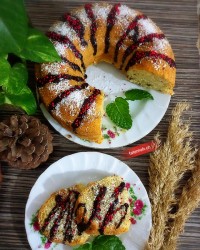 کیک کافه ایی نارگیلی