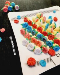 قندهای تزیینی با مرنگ