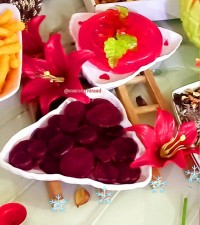 دیزاین ساده ولی مجلسی ژله و لبو شب یلدا