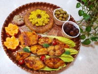 سبزی پلو ماهی