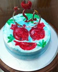 کیک شب یلدامون