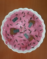 کیک یخچالی هندوانه ای یلدا