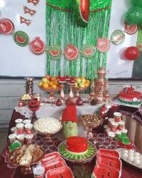 میز یلدای مدرسه آژوان جانم