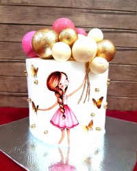 کیک تولد دخترانه