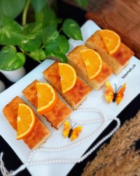 کیک کره ای پرتقالی فوری