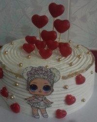 کیک سفارشی دخترانه